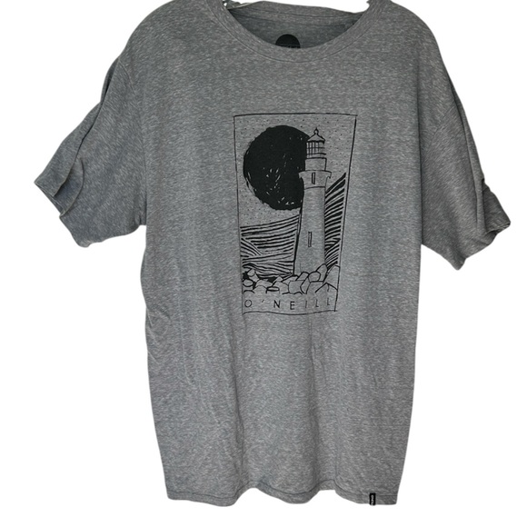 O'Neill Other - O'Neill Lighthouse Tee graphic t shirt grey unisex size XL